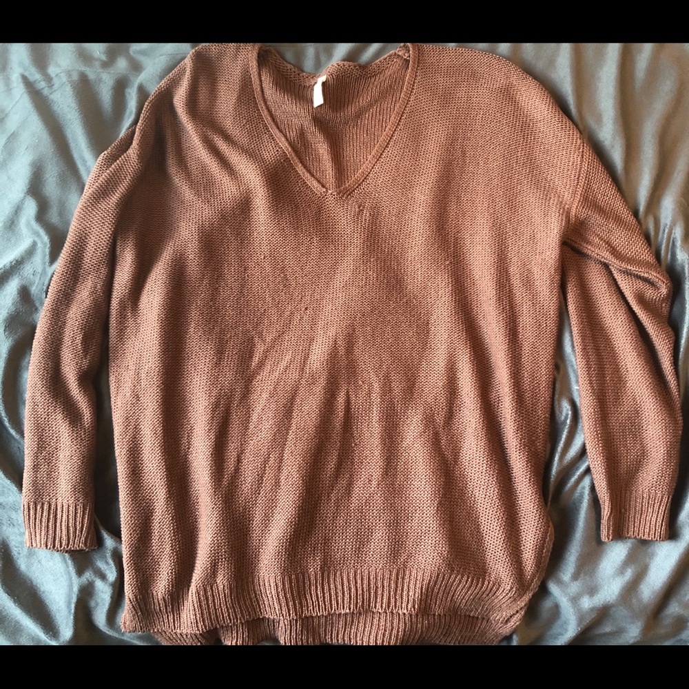Over sized knit sweater